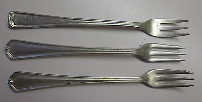 Mixed Lot of 3 Silver-plate Forks Albert Pick Hotels '54 & Albert Pick & Company