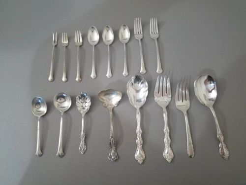 Silver plated flatware mixed lot of Towle,WM Rogers,International and Crosby