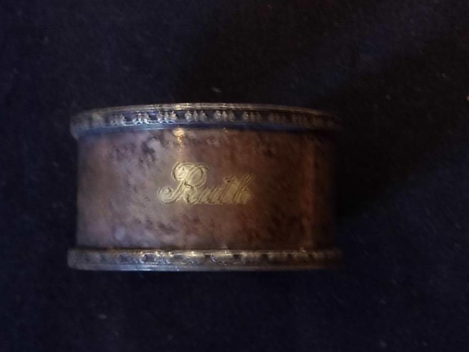Antique Silver Napkin Ring.