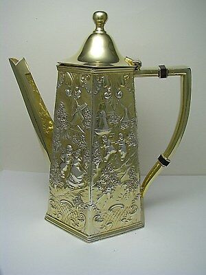 BARBOUR SILVERPLATE SILVER PLATED COFFEE POT Barbour Silver Co.USA ca1890s Rare!