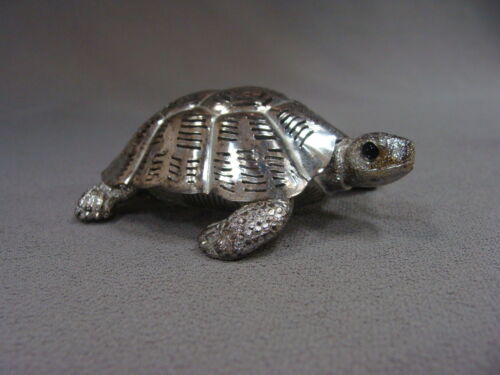 Christofle Lumiere D argent Silverplate Pierced Turtle Tortoise