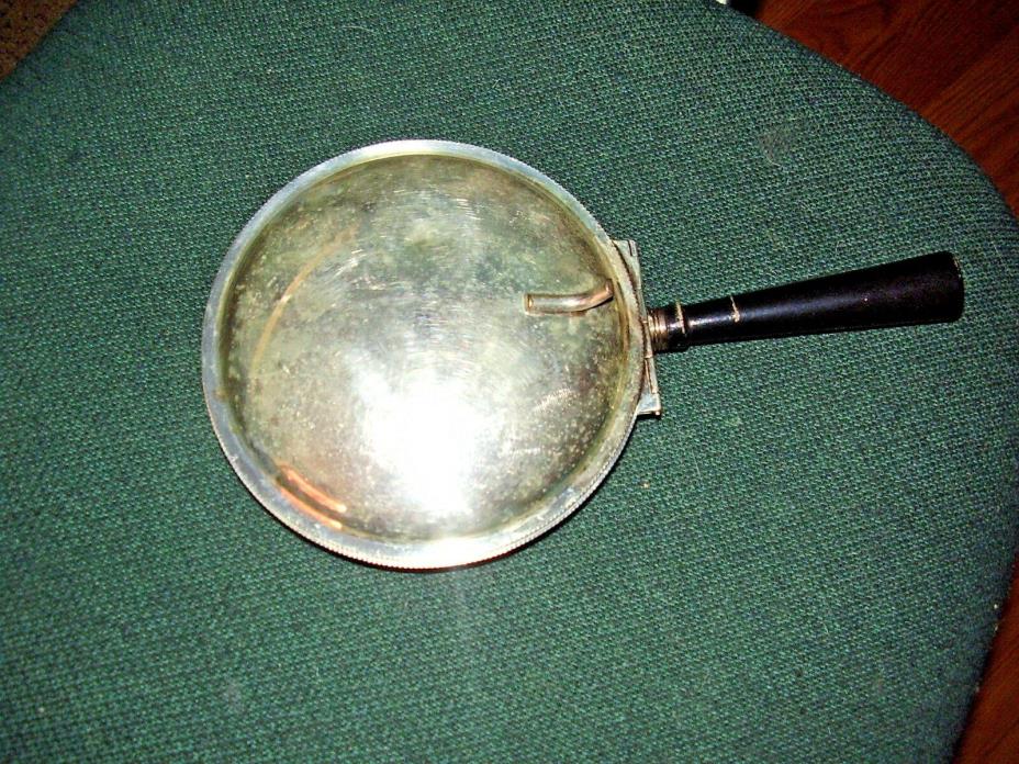 Antique Sheffield Silver USA SILVER PLATE Silent Butler Pan