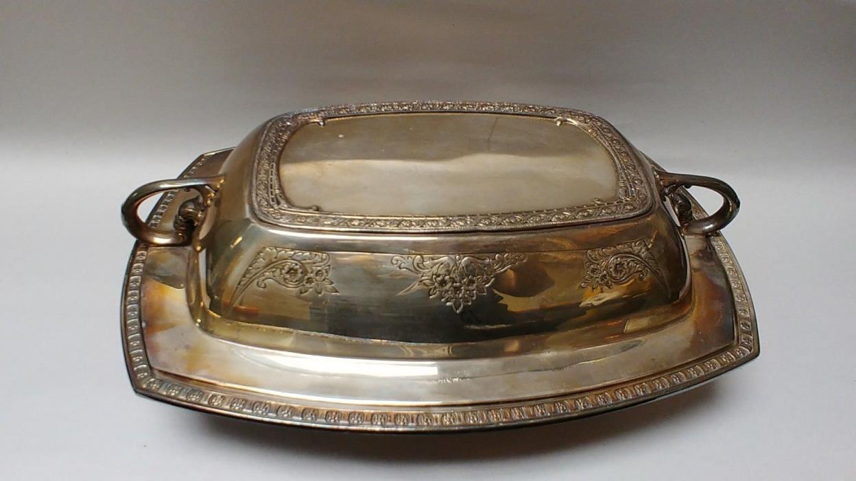 Derby S. P. CO. International 4439 Silver Plate Serving Dish