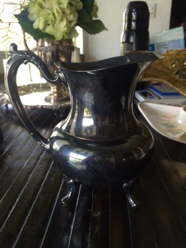 Vintage Oneida Silver Plate Water Pitcher