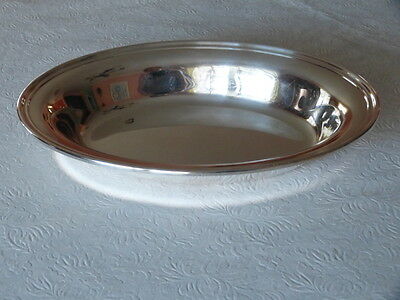 Silver Plate Large Oval Serving Bowl Dish Gorham YC 426/4 10.75