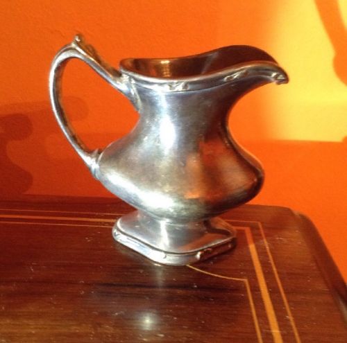 Reed & Barton Silver Soldered Cream Pitcher/Jug-Hotel Sinton Cincinnati-2 oz