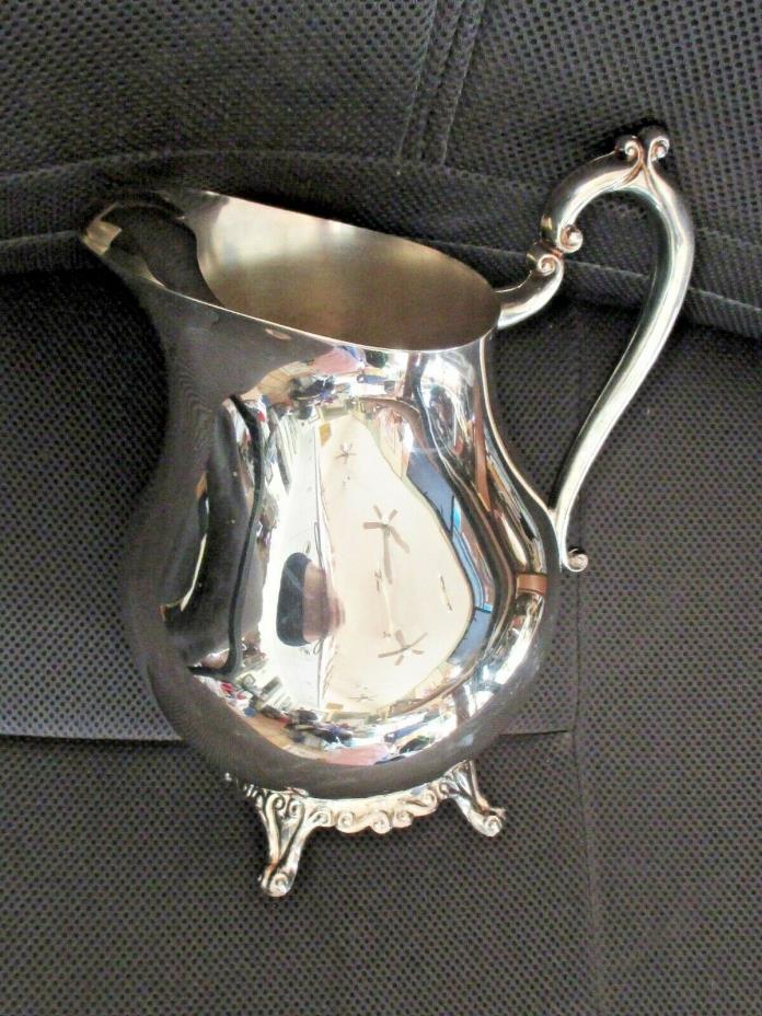 FB ROGERS SILVER PLATED 64 oz PITCHER w/ICE LIP  9