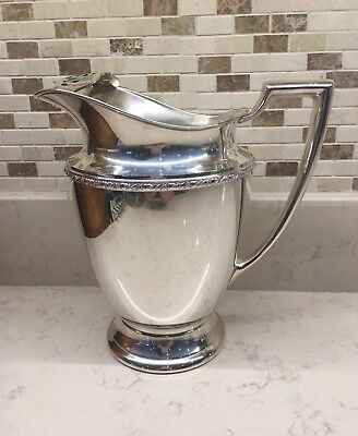 Vintage Silver Plate WM Rogers Water or Beverage Pitcher