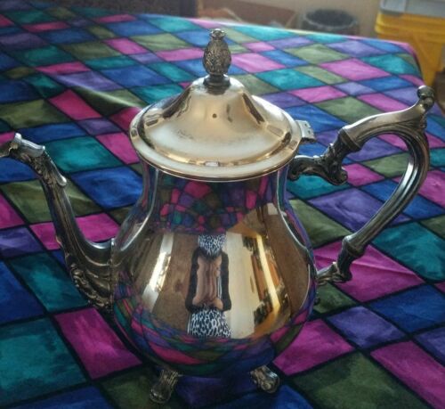 vintage wm rogers silverplate teapot/pitcher