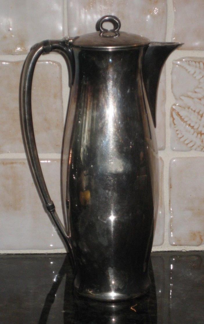 Reed & Barton Vintage 1955 Silverplate Pitcher #6550 Lid-Handle
