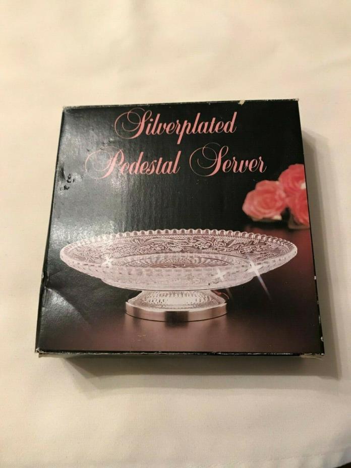 Silverplated Pedestal Server