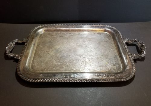 Sheridan Silver on Copper Server Handled Tray