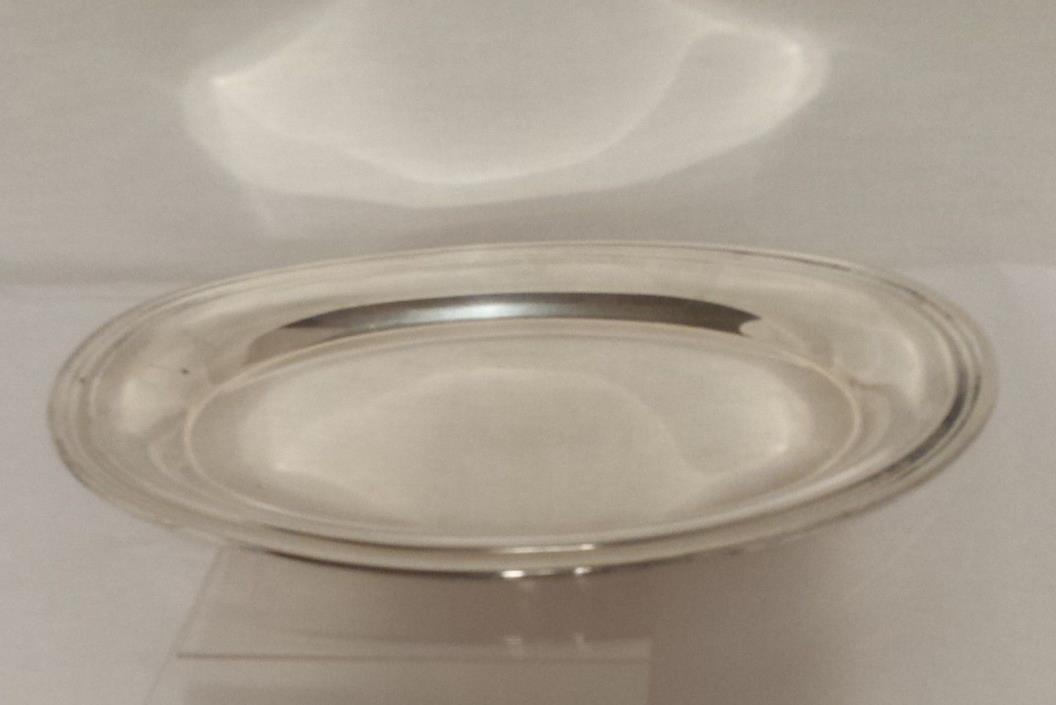 SILVER PLATE OVAL SERVING TRAY .CONCORD  #6429 INTERNATIONAL SILVER
