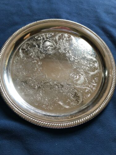 International Silver Co. Castleton Silver plate Tray Platter GREAT condition 10”