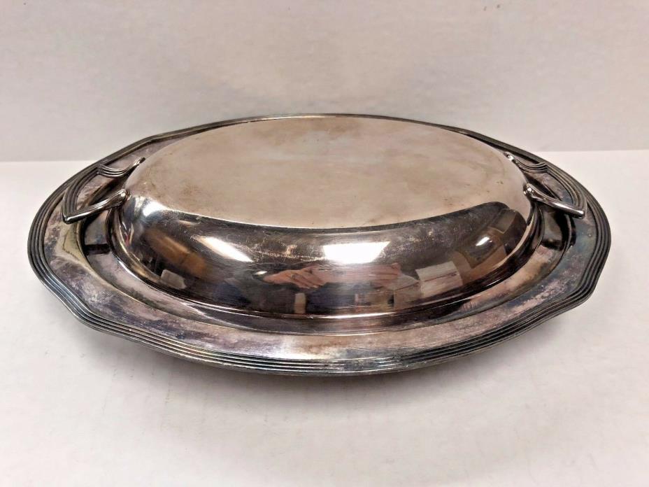 Beautiful! EPNS (Keystone Silver Co.) Serving Tray with Lid