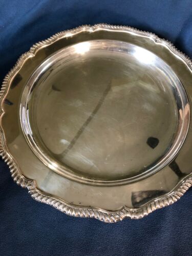 WEBSTER WILCOX 14” Deep Set Heavy SILVER PLATE TRAY