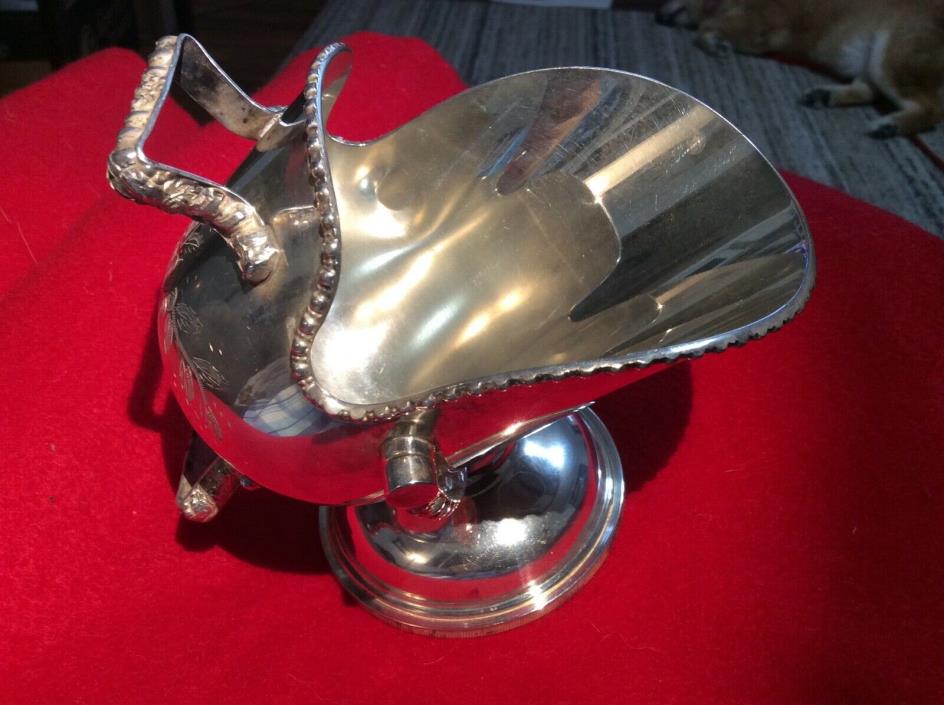 Vintage Silver Plate Tilting Gravy / Sauce NB&S Elegance on your holiday table!