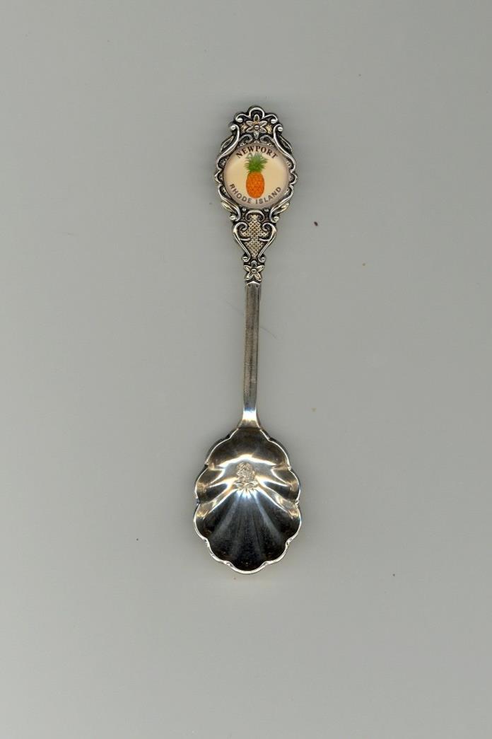 Vintage Collector Spoon Pineapple Newport RI Silver plate Perfection New Zealand