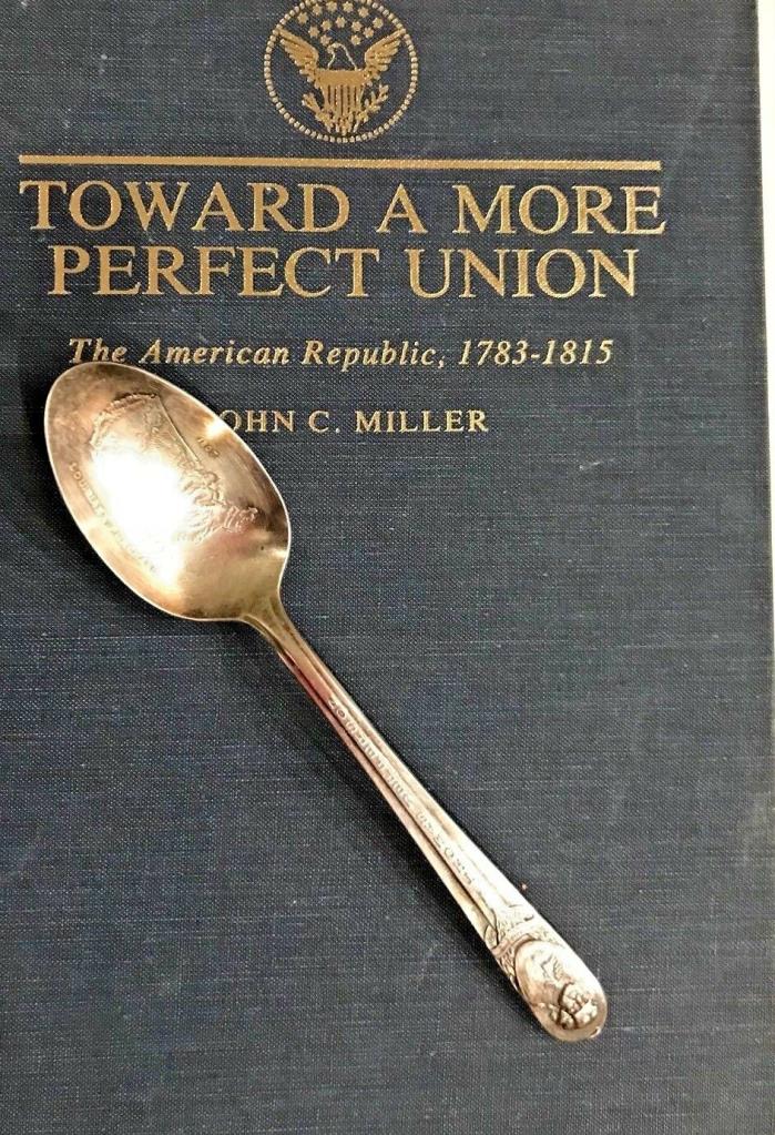 Commemorative Silver Spoon; US Pres. Thomas Jefferson 1801-1809; MW Rogers & Co.
