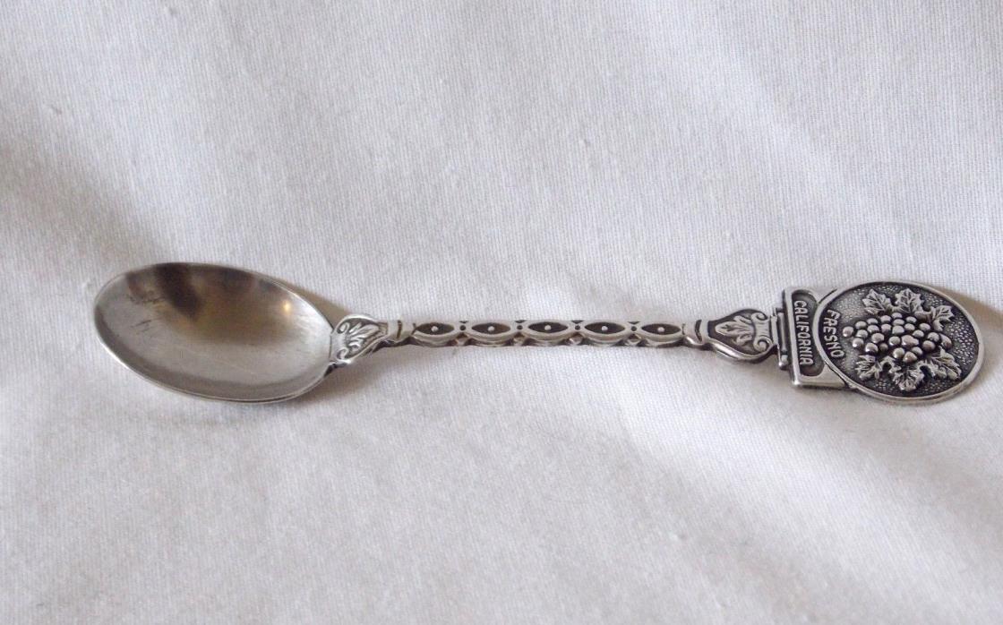 Vintage Fresno, Ca Souvenir Spoon Silver Made in Holland