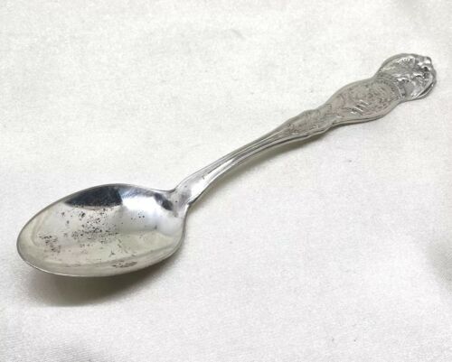 Vintage Wisconsin State Spoon Wm Rogers & Son AA Silverplate Stately