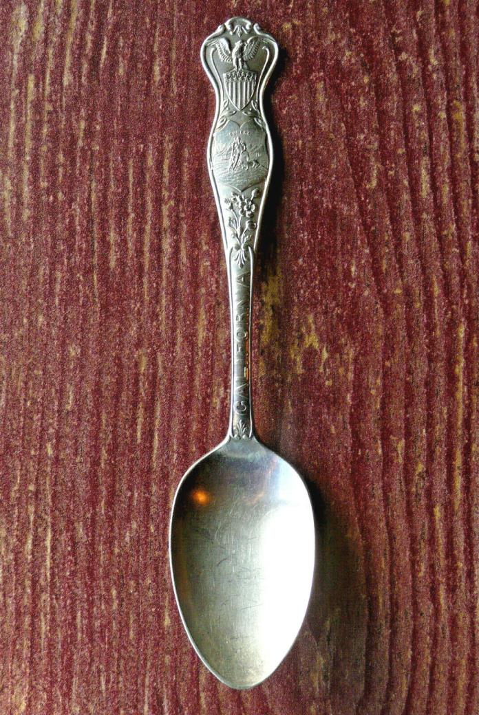 Vintage Silverplate ONEIDA COMMUNITY California Souvenir State Spoon