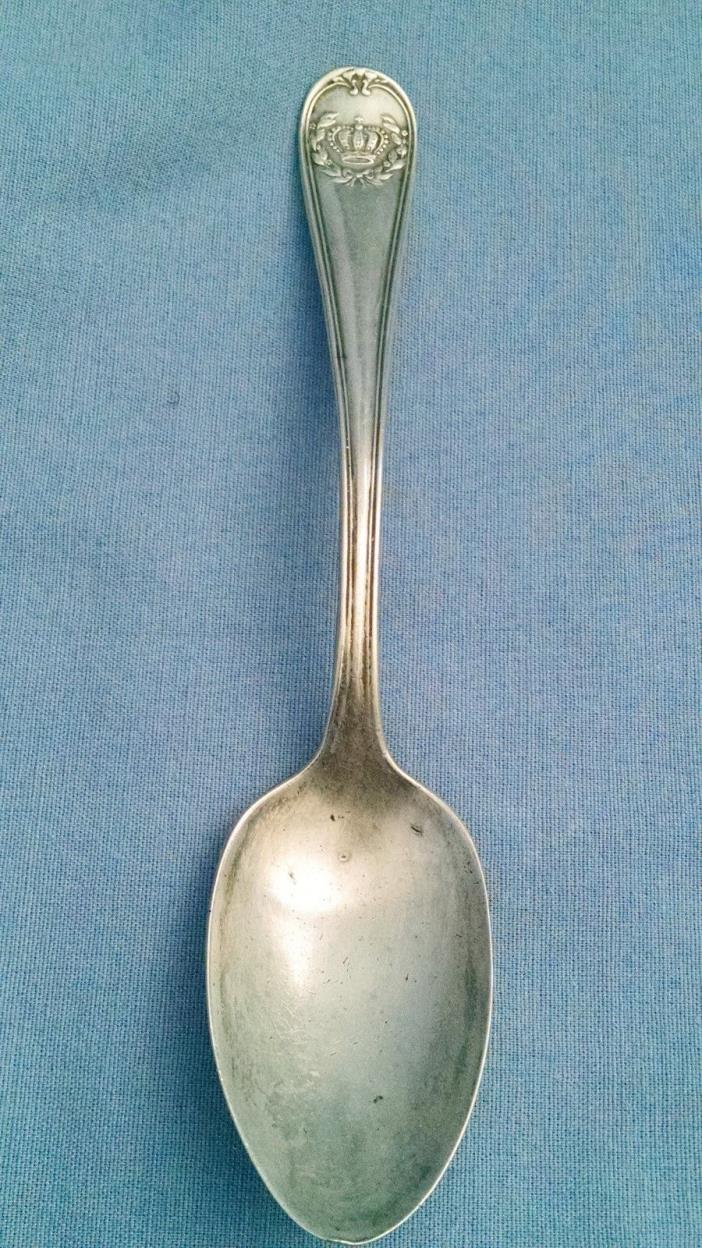 6 inch antique spoon wm. rogers & son aa crown pattern 1900's
