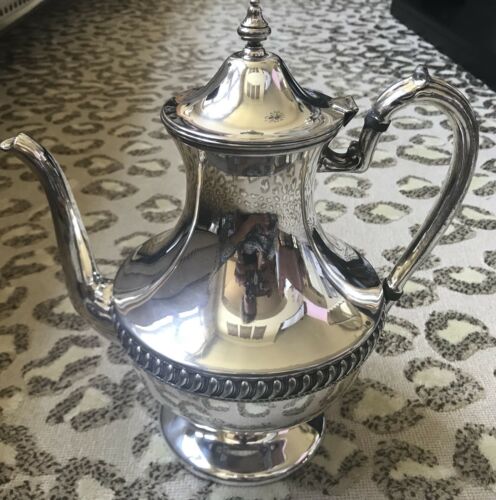 Lehman Brothers Silverplate Teapot