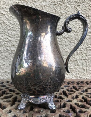Vintage Silverplated Pitcher by WM Rogers And Son Water Pitcher
