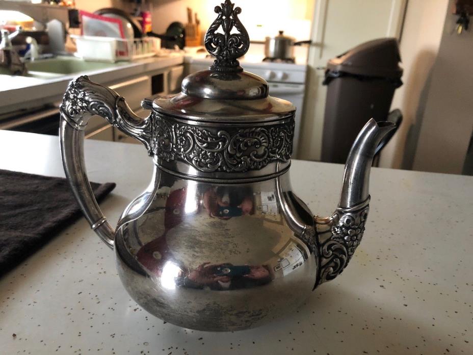 Homan silverpated teapot