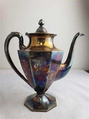 = Vintage Coffee Tea Pot EPNS Silver Plated 9 3/4