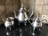 Vintage 3 Pc Sheridan Silverplate Tea Set