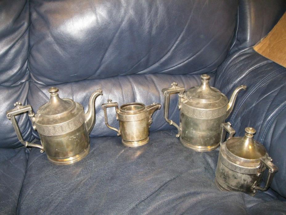 Antique REED & BARTON Tea Set 2940 Sterling Silver
