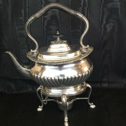 Page, Keen & Page English Kettle On Stand With Burner 1850-1899
