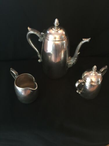 Antique Silver Plate Teapot Heshire