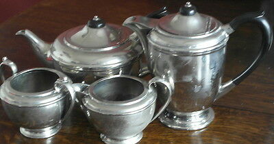 antiuqe silver plate TEA SET