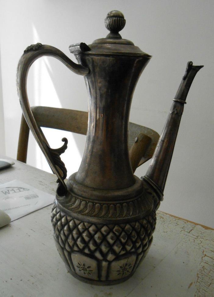 Antique Barbour and Sons Quadruple Plated Silver Coffee Pot