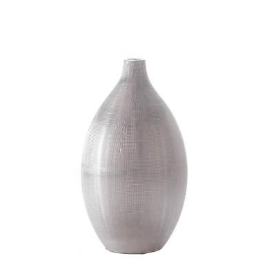 Opulent Silver Zeal Flower Vase