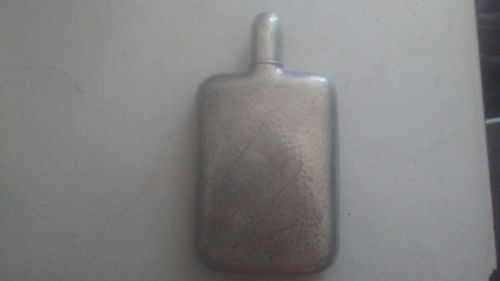 Vintage big Sterling Silver Hip Flask
