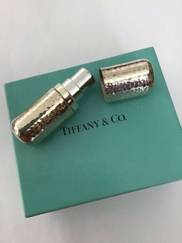 Tiffany & Co. Hammered Sterling Silver Perfume Atomizer Spain 2001 Rare