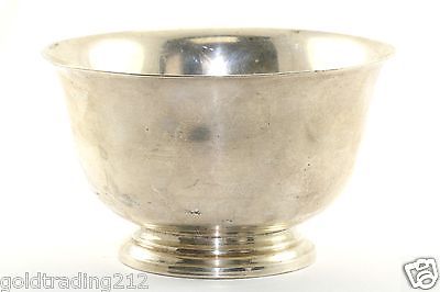 Vtg 925 Sterling Silver Bowl Dish by Paul Revere 1768, 109 grams