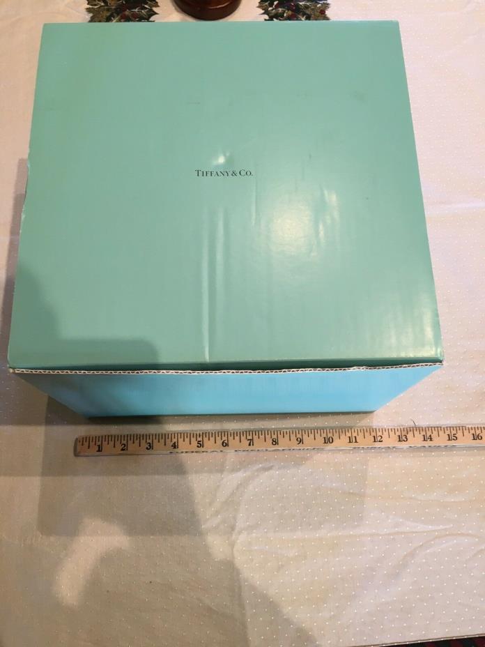 Genuine Tiffany&Co Gift box- empty.12x12x8.5 Tiffany box large. Great for gifts!