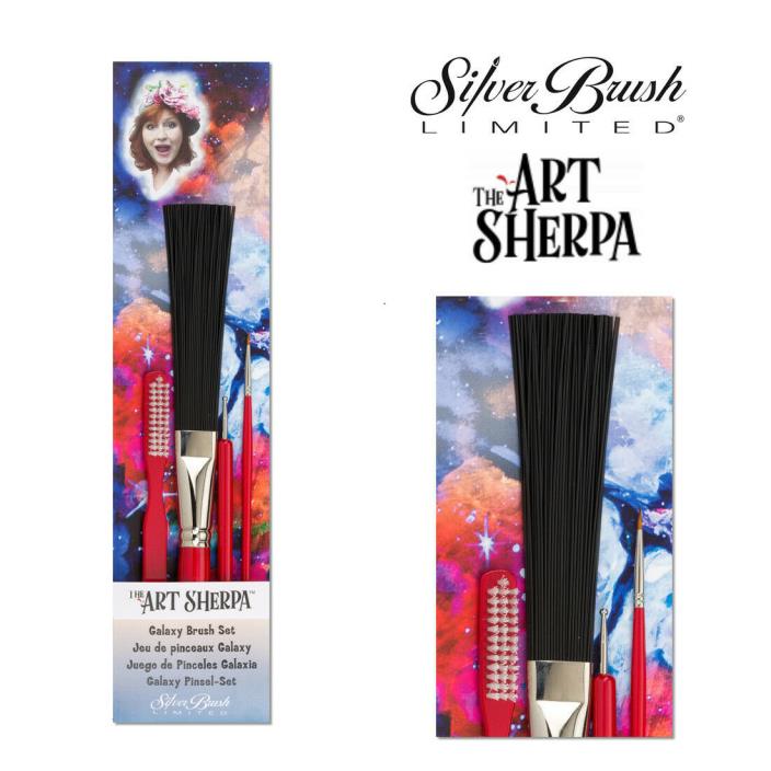 Silver Brush Ltd. The Art Sherpa Galaxy Brush Set == Free Shipping