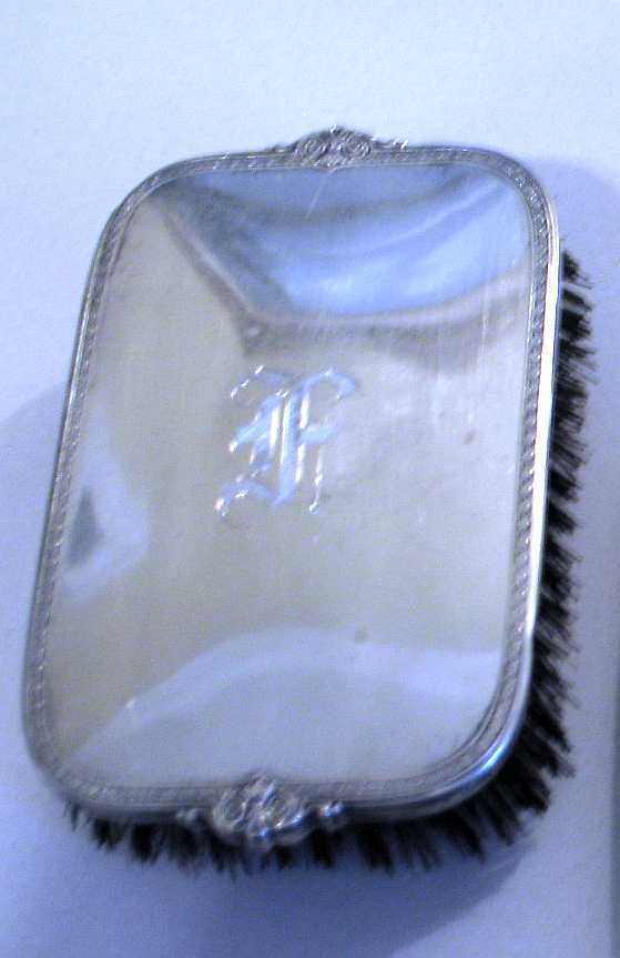 Vintage International Sterling silver hair brush