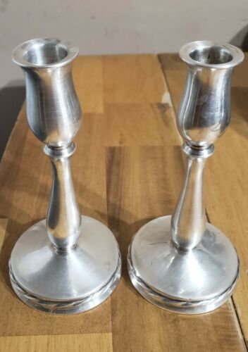 Vintage 1980s Towle Sterling Weighted & Reinforced Candlestick Holders Lot of 2