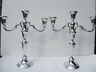 2 -Vintage Fisher Sterling Weighted No. 872 Candelabra Candlesticks 4 lbs 11oz.