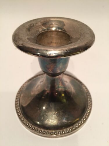 3 inch Revere Silversmith Sterling Silver reinforced candle stick