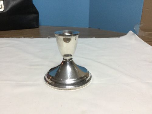 Vintage Sterling Silver candle holder 3 1/4” Tall