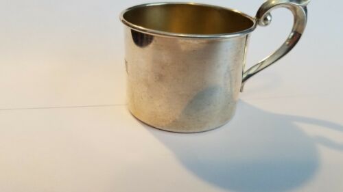 Vintage Newport Sterling Silver Baby Christening Cup 1626 Has Mono