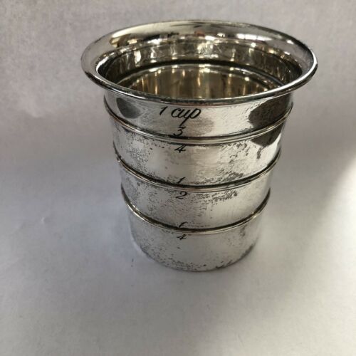 Towle Sterling Silver Measuring Cup “To The World’s Greatest Cook” 575